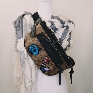 Coach Snow White Terrain Waist Bag with Dopey keychain
